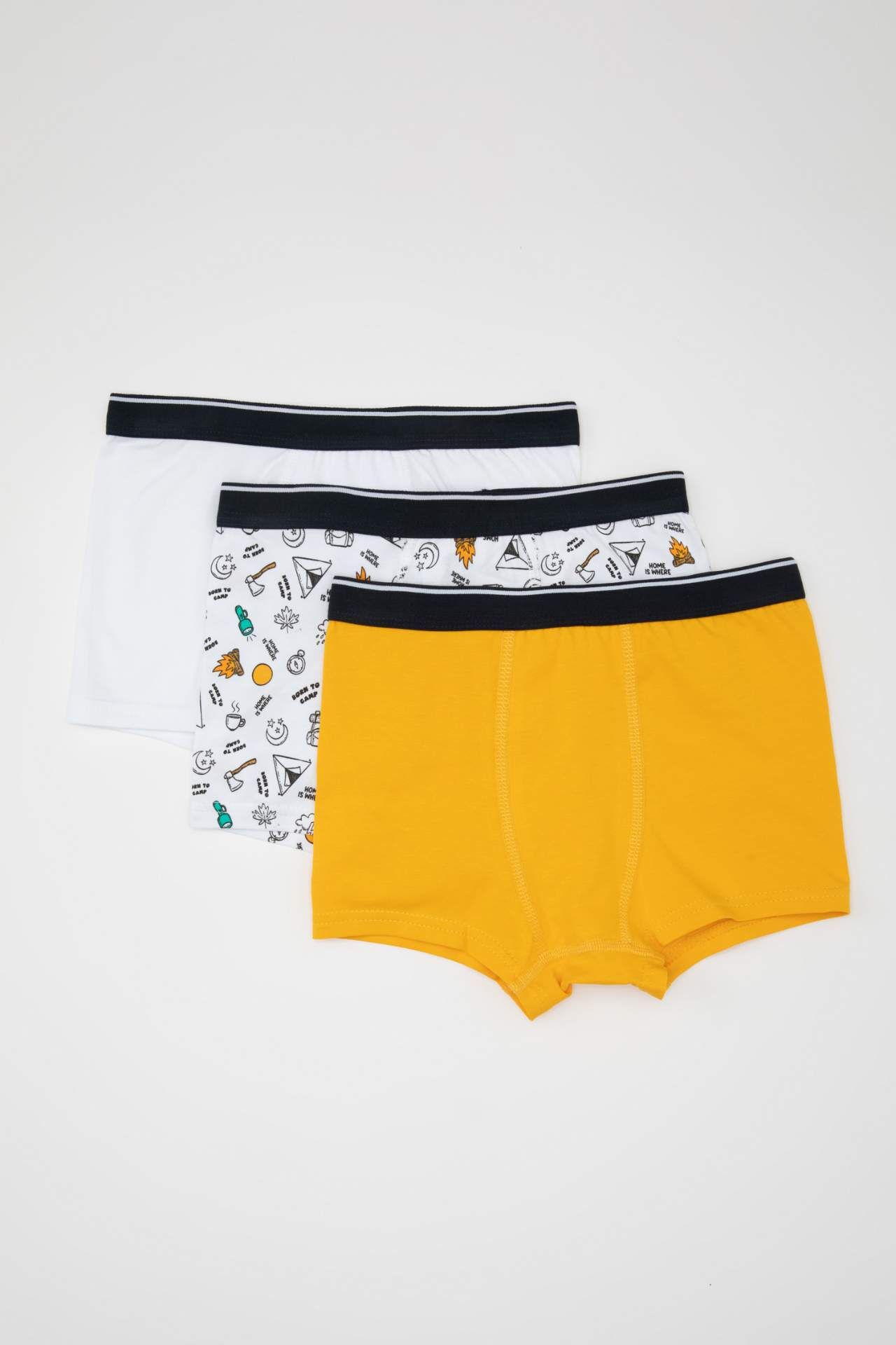 Erkek Çocuk Desenli 3'lü Boxer