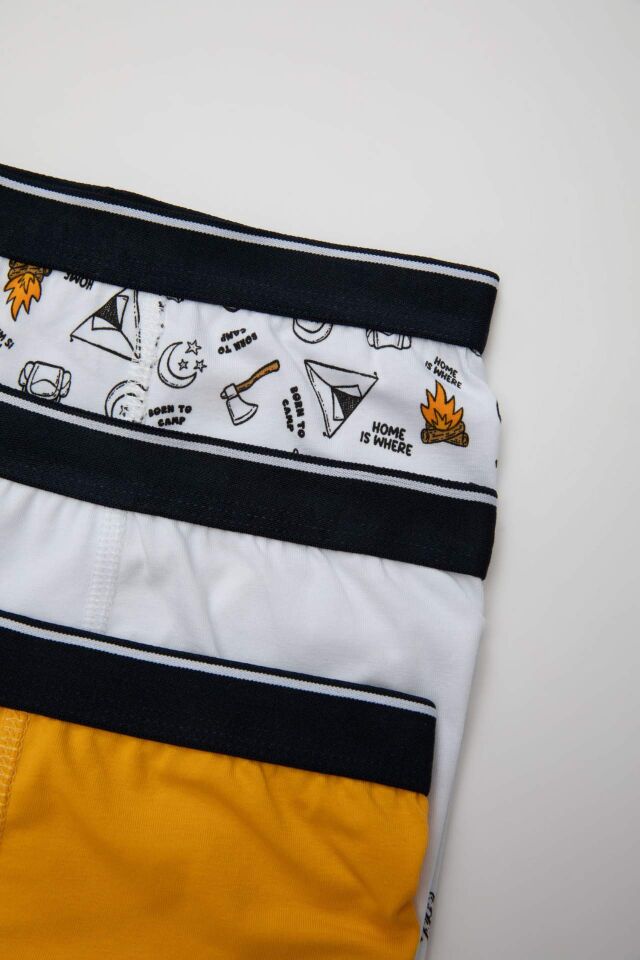 Erkek Çocuk Desenli 3'lü Boxer