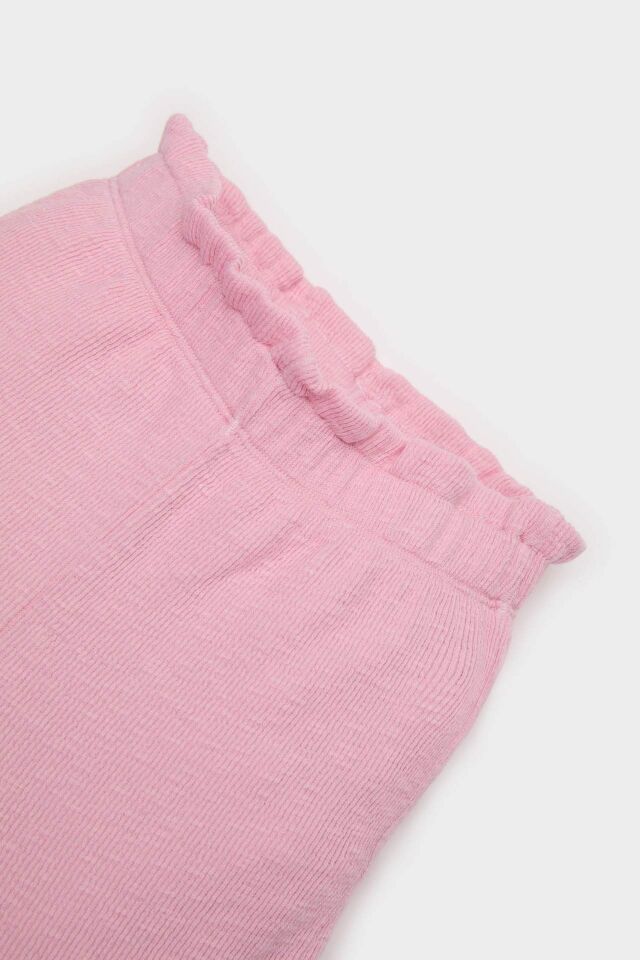Kız Bebek Wide Leg Geniş Bol Paça Fitilli Kaşkorse Pantolon