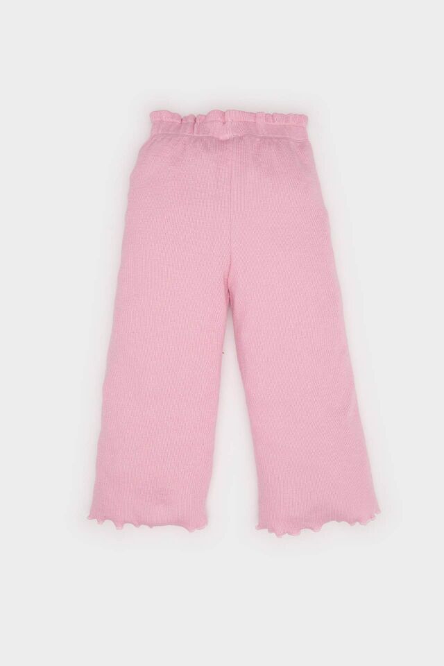 Kız Bebek Wide Leg Geniş Bol Paça Fitilli Kaşkorse Pantolon