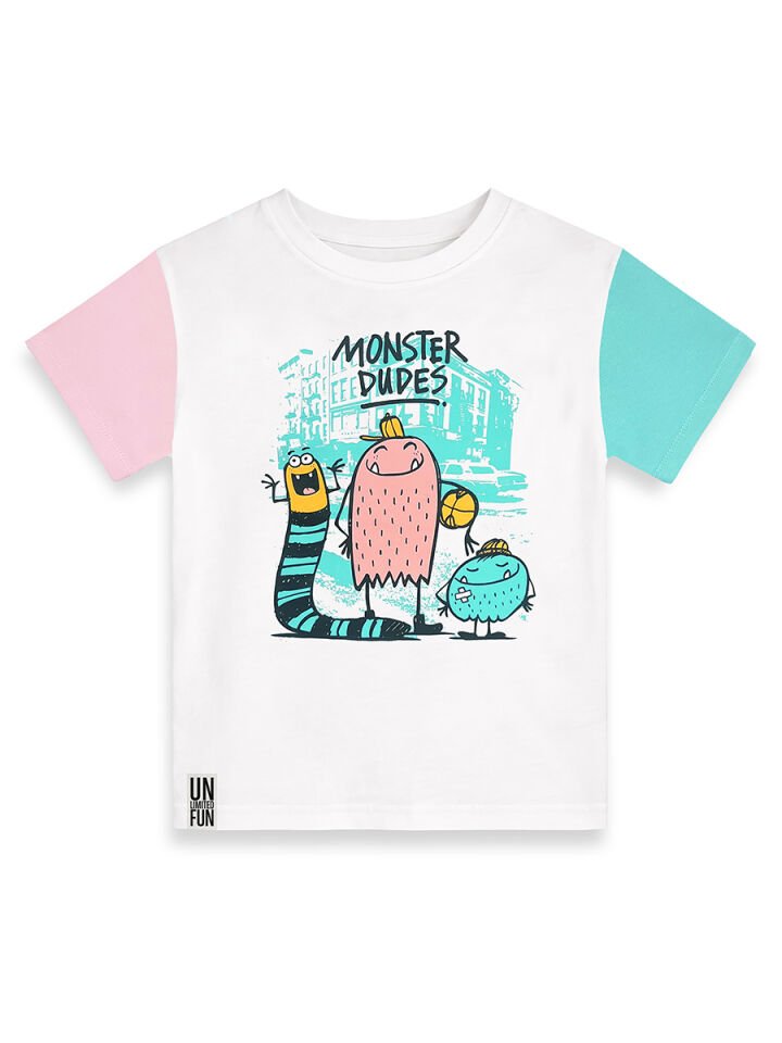 Monster Dudes Erkek Çocuk T-shirt Şort Takım