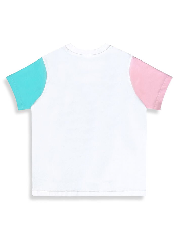 Monster Dudes Erkek Çocuk T-shirt Şort Takım 4Y - Beyaz