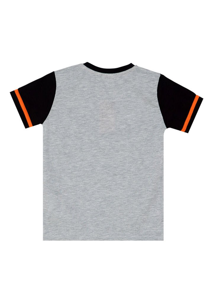 Thunder Skate Erkek Çocuk T-shirt Şort Takım 7 Y - Siyah Gri