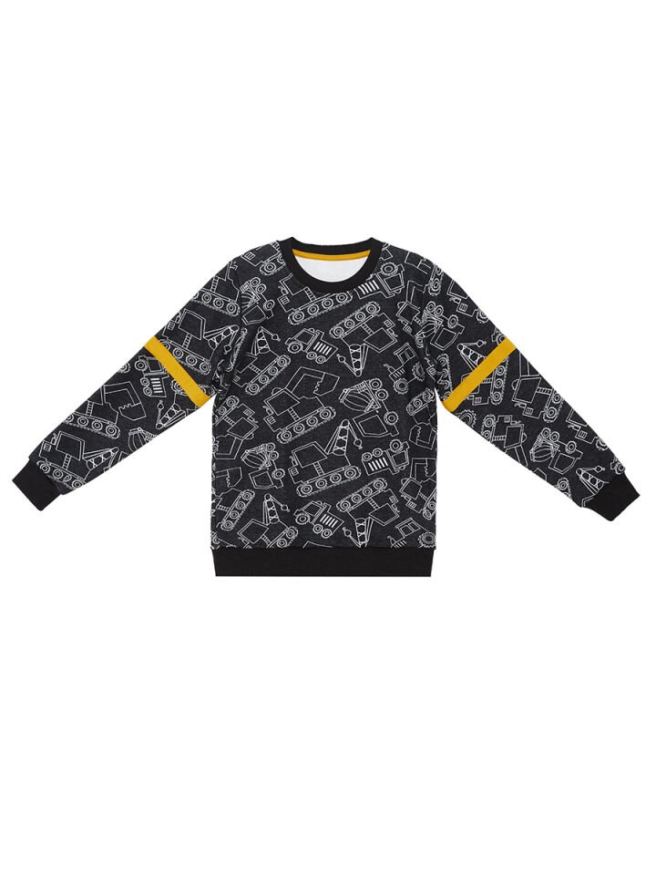 Arabalar Erkek Çocuk Siyah Eşofman Takım