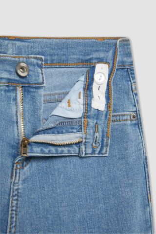 Erkek Çocuk Straight Fit Standart Paça Jean Basic Pantolon