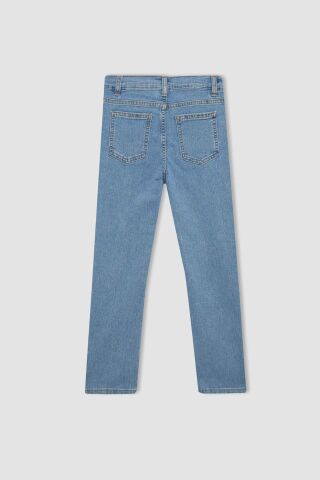 Erkek Çocuk Straight Fit Standart Paça Jean Basic Pantolon