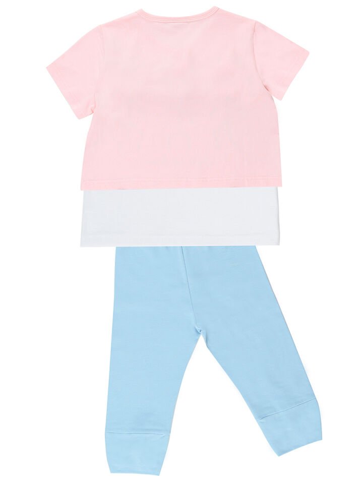 Life Is Fun Kız Çocuk T-shirt Tayt Takım