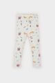 Kız Bebek Pijama Takımı Desenli Kısa Kollu Fitilli Kaşkorse Üst Beli Lastikli Uzun Alt