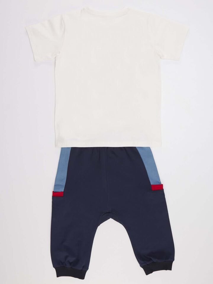 Rock Soul Erkek Çocuk T-shirt Kapri Şort Takım