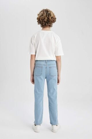 Erkek Çocuk Straight Fit Standart Paça Jean Pantolon