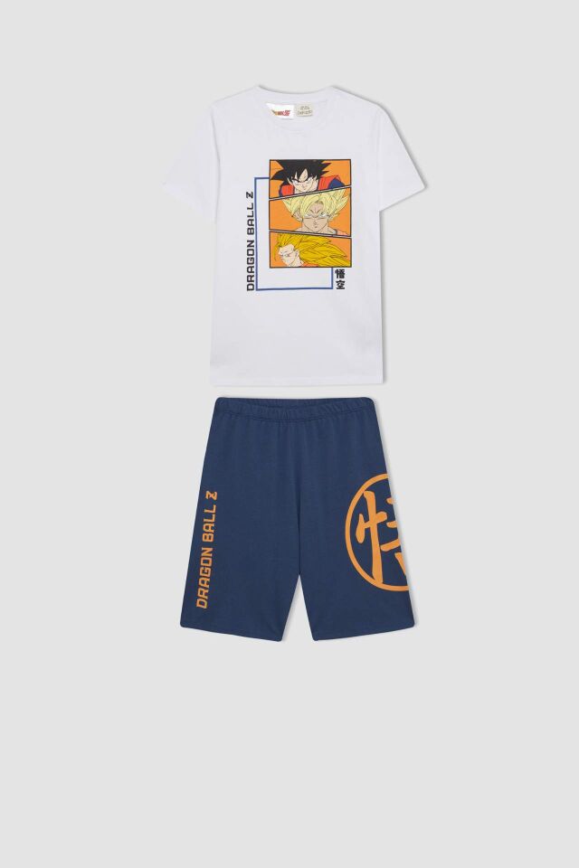 Erkek Çocuk Dragon Ball Kısa Kollu Şortlu Pijama Takımı