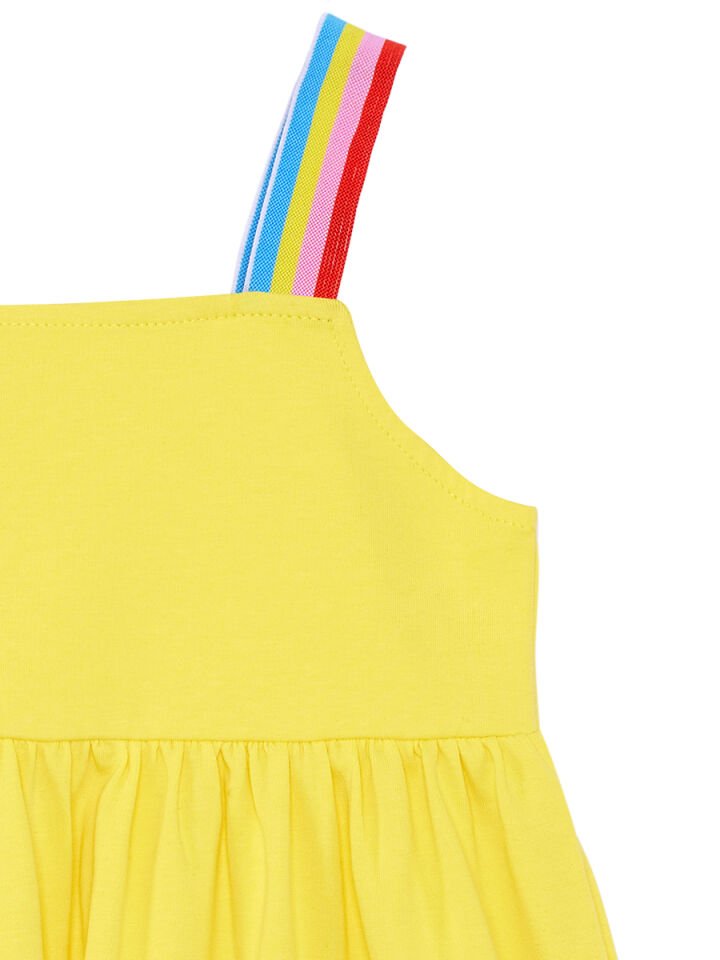 Bee Happy Sarı Kız Çocuk Elbise 7 Y - Sarı