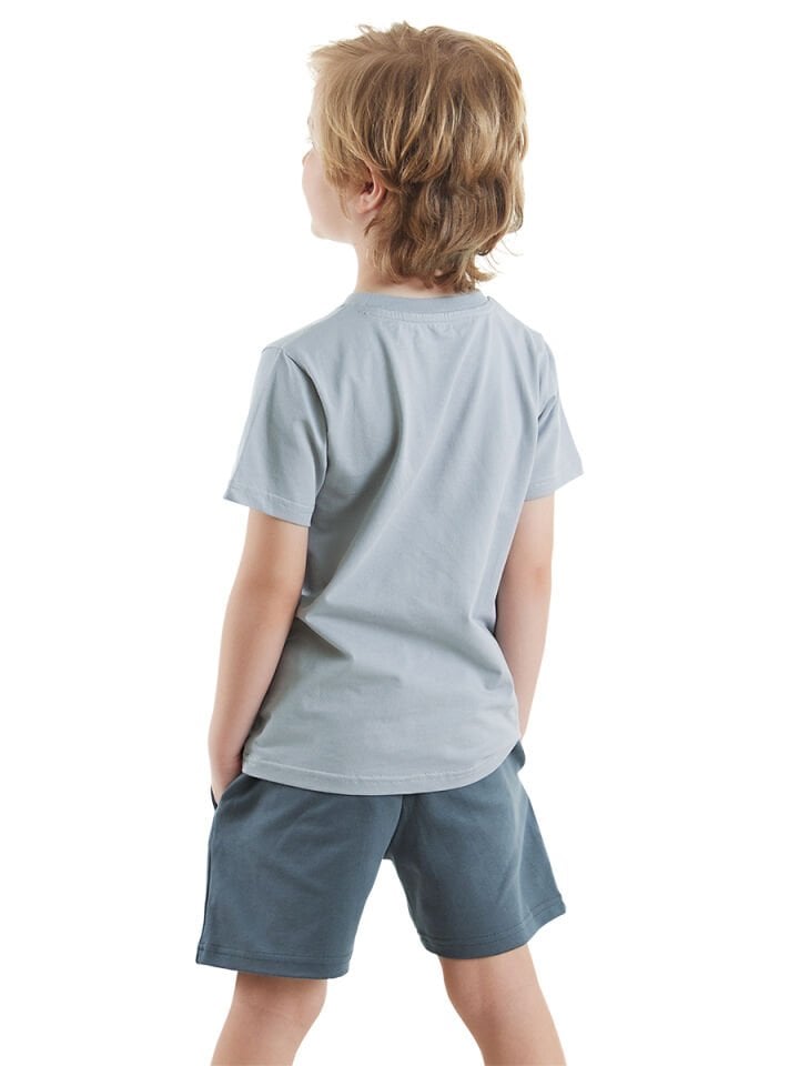 Ahoy Kedi Erkek Çocuk T-shirt Şort Takım