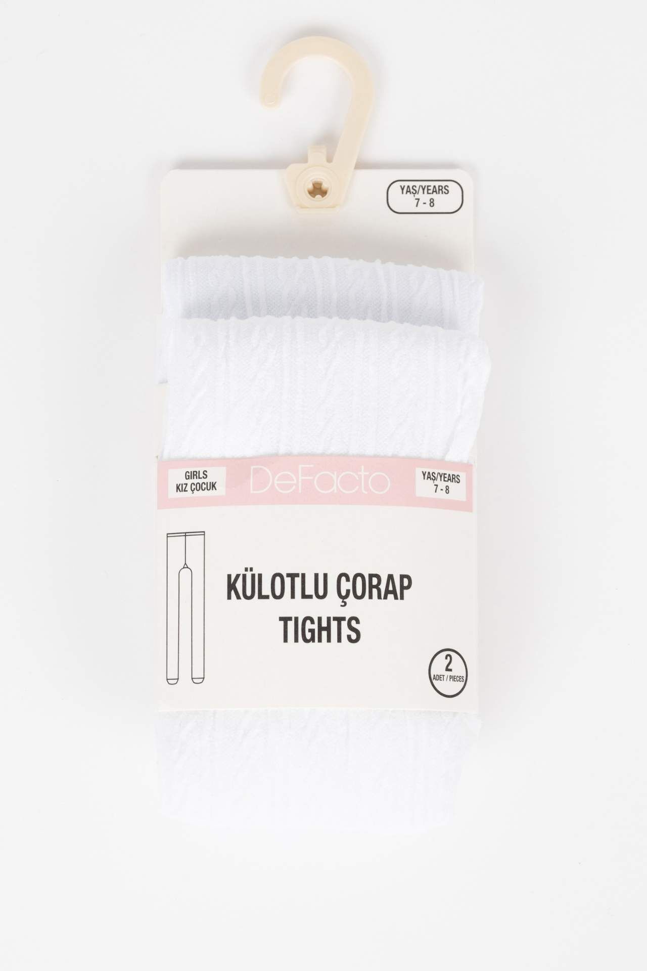 Kız Çocuk 2'li Külotlu Çorap
