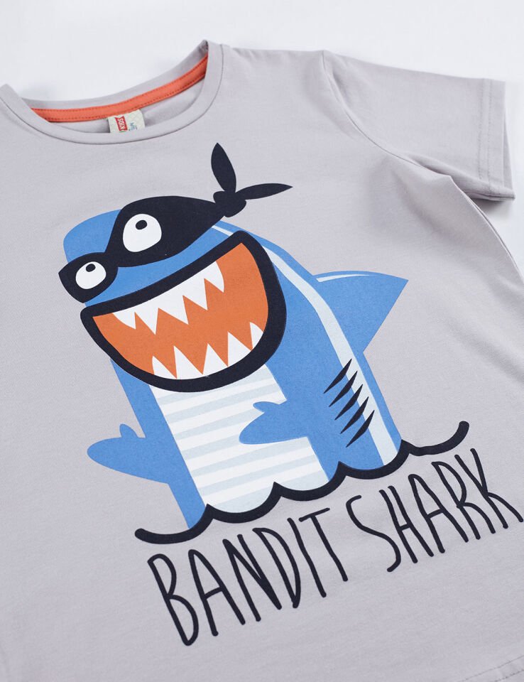 Bandit Shark Erkek Çocuk T-shirt Şort Takım