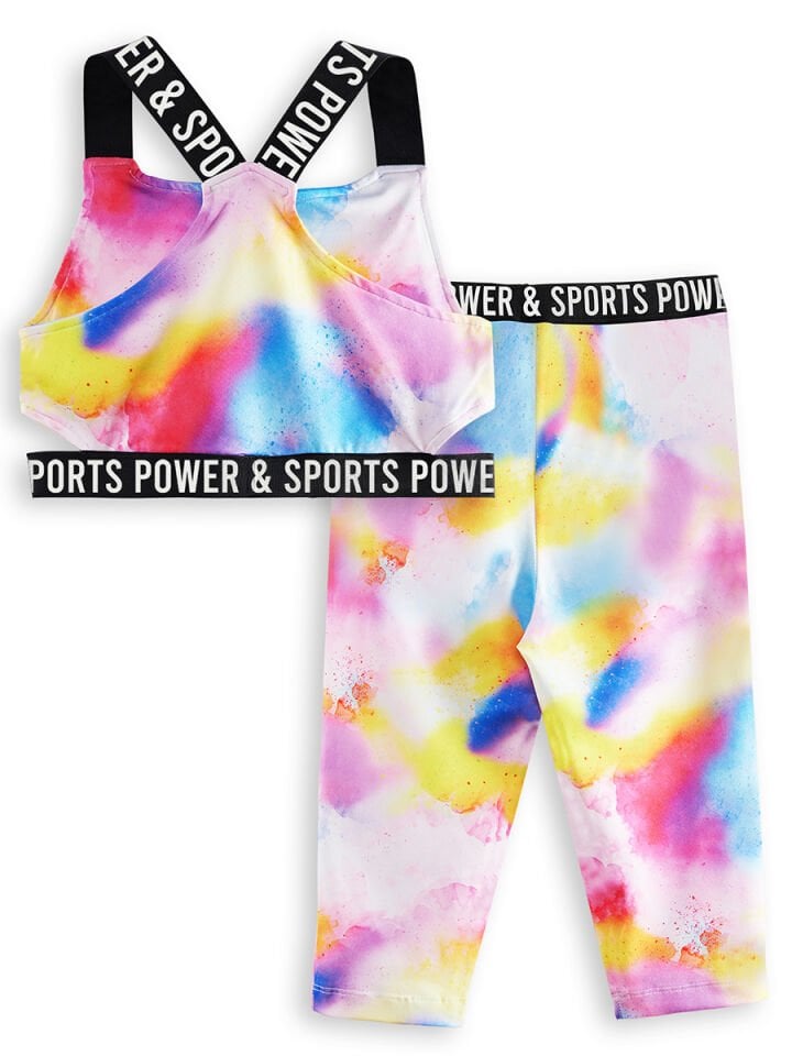 Batik Kız Çocuk Crop Top Spor Tayt Takım