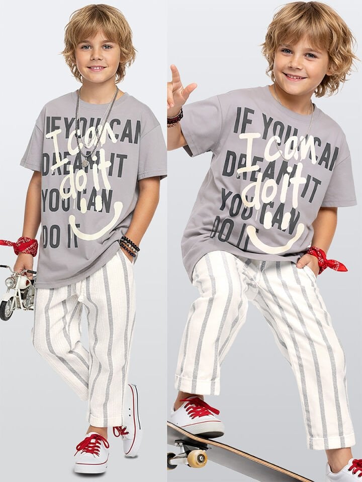 Do It Erkek T-shirt Yazlık Pantolon Takım