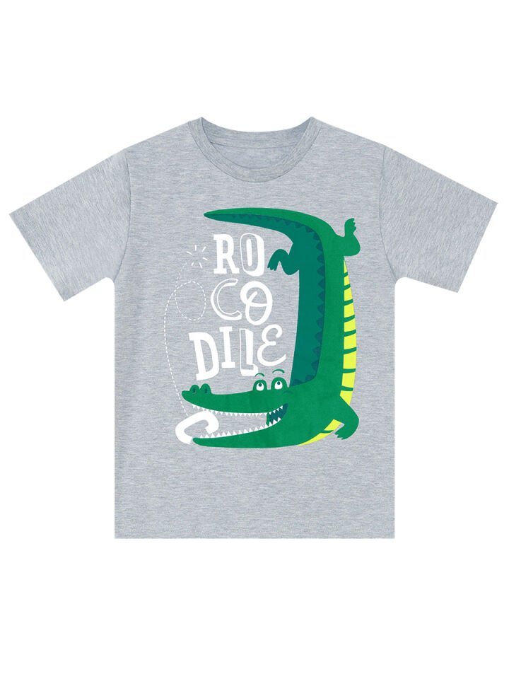 Croco Erkek Çocuk T-shirt Şort Takım 2 Y - Yeşil
