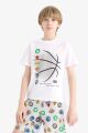 Erkek Çocuk NBA Current Teams Pijama Takımı Kısa Kollu Üst Şort