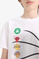 Erkek Çocuk NBA Current Teams Pijama Takımı Kısa Kollu Üst Şort