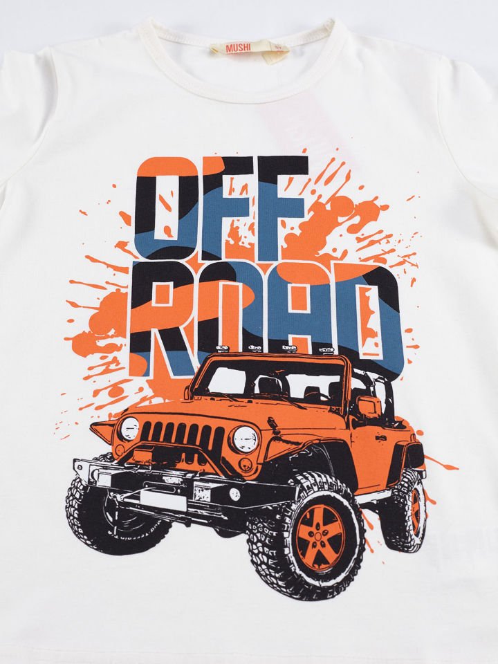 Road Kamuflaj Erkek Çocuk T-shirt Şort Takım 4 Y