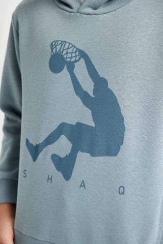 Erkek Çocuk Shaquille O'Neal Bisiklet Yaka Kalın Sweatshirt