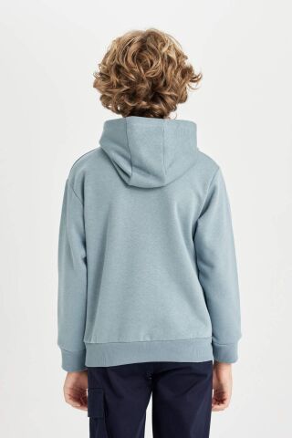 Erkek Çocuk Shaquille O'Neal Bisiklet Yaka Kalın Sweatshirt