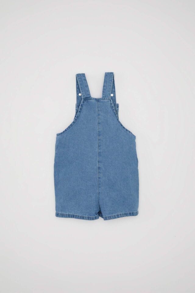 Kız Bebek Nakışlı Jean Tulum