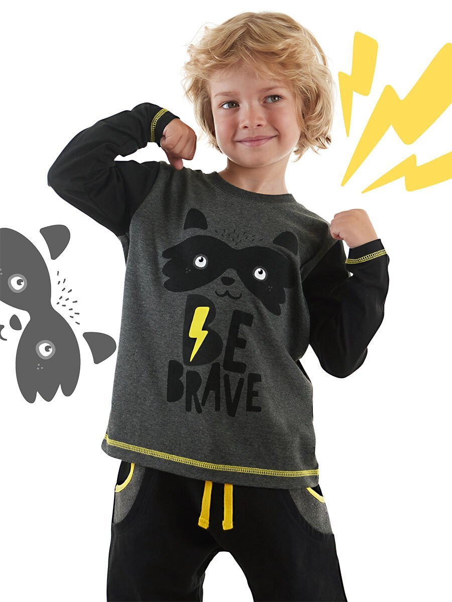 Be Brave Erkek Çocuk T-shirt Pantolon Takım