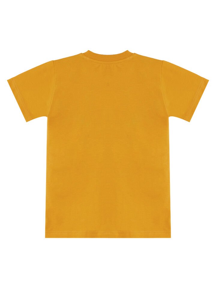 Wild Erkek Çocuk T-shirt Şort Takım 2 Y - Hardal