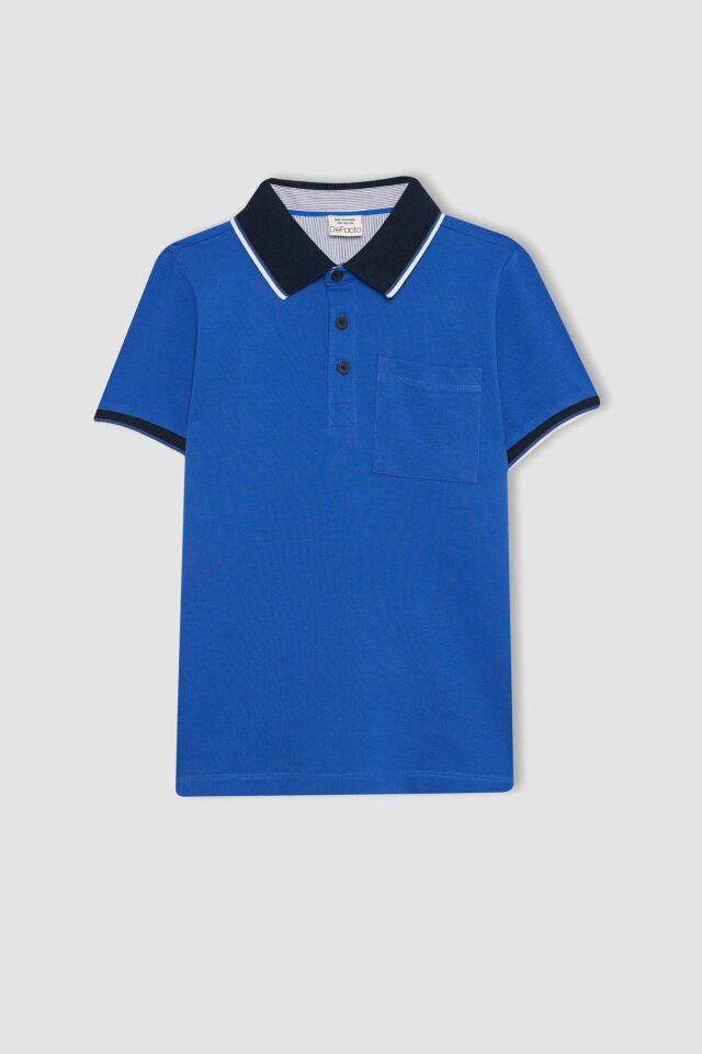 Erkek Çocuk Pike Kısa Kollu Polo Tişört