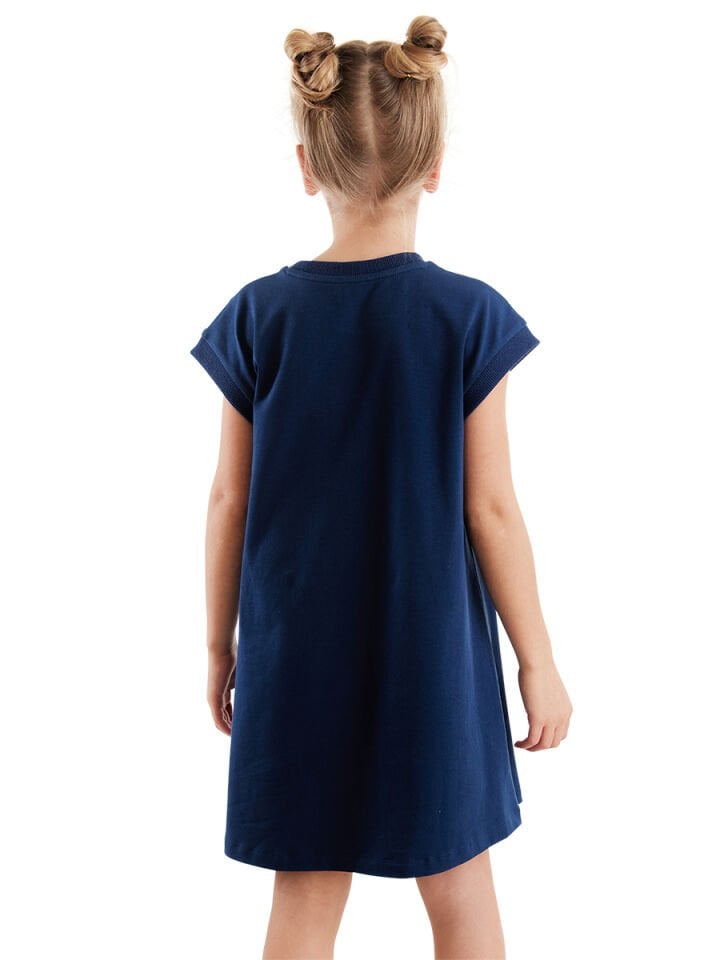 Renkli Unicorn Kız Çocuk Elbise