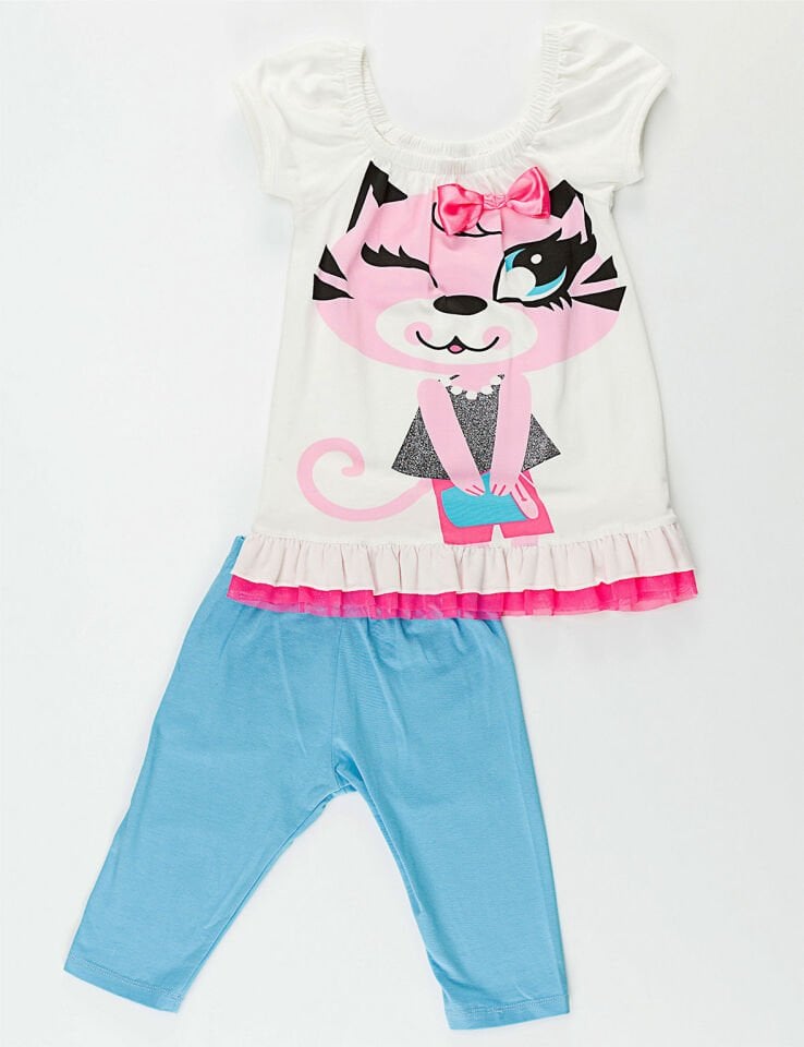 Denizatı Unicorn Kız Çocuk Tunik Tayt Takım