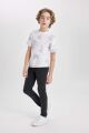 Erkek Çocuk Slim Fit Dar Kesim Dar Paça Jean Pantolon