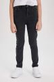 Erkek Çocuk Slim Fit Dar Kesim Dar Paça Jean Pantolon