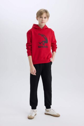 Erkek Çocuk Shaquille O'Neal Kapüşonlu Kalın Sweatshirt