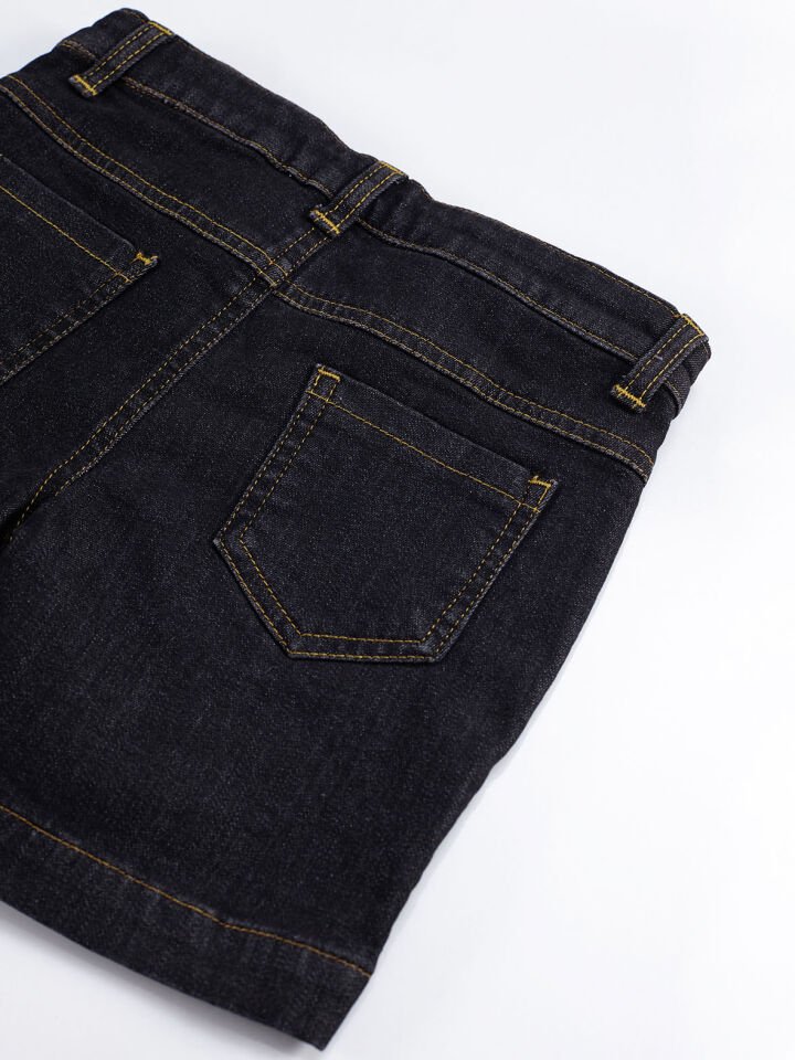 Canavar Araba Erkek Çocuk T-shirt Denim Şort Takım
