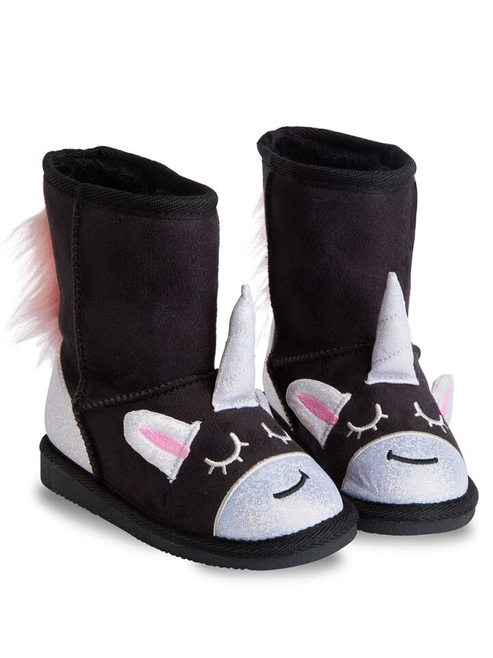 Siyah Unicorn Kız Çocuk Bot