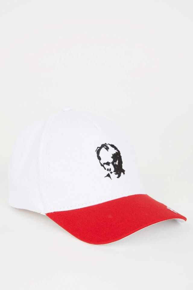 Erkek Çocuk Atatürk Baskılı Gabardin Cap Şapka