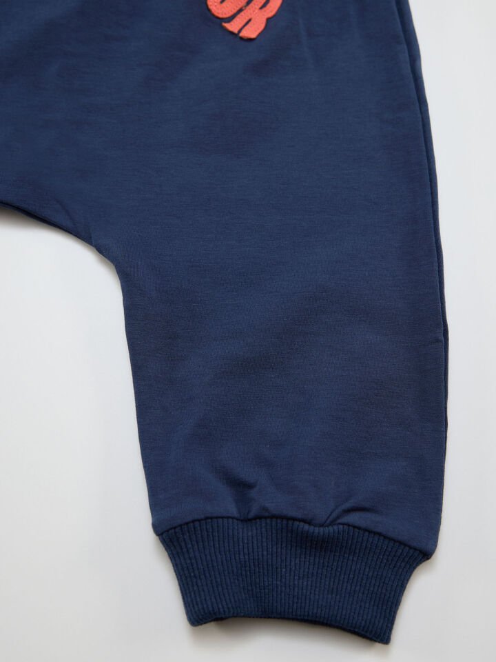 Çapalı Erkek Çocuk T-shirt Kapri Şort Takım 2 Y - Gri, Lacivert