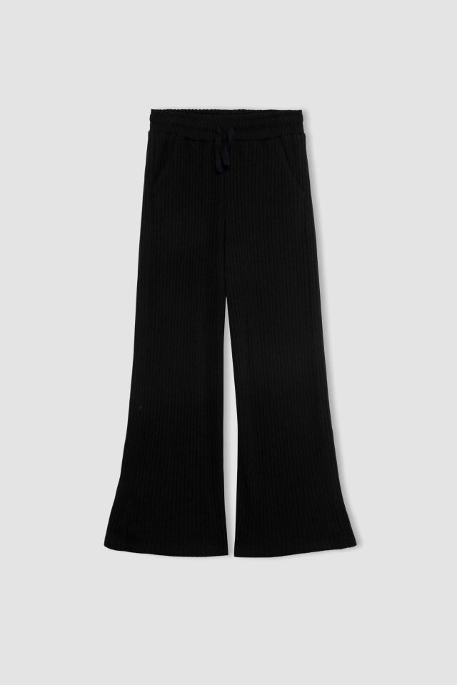 Kız Çocuk Wide Leg Fitilli Kaşkorse Pantolon