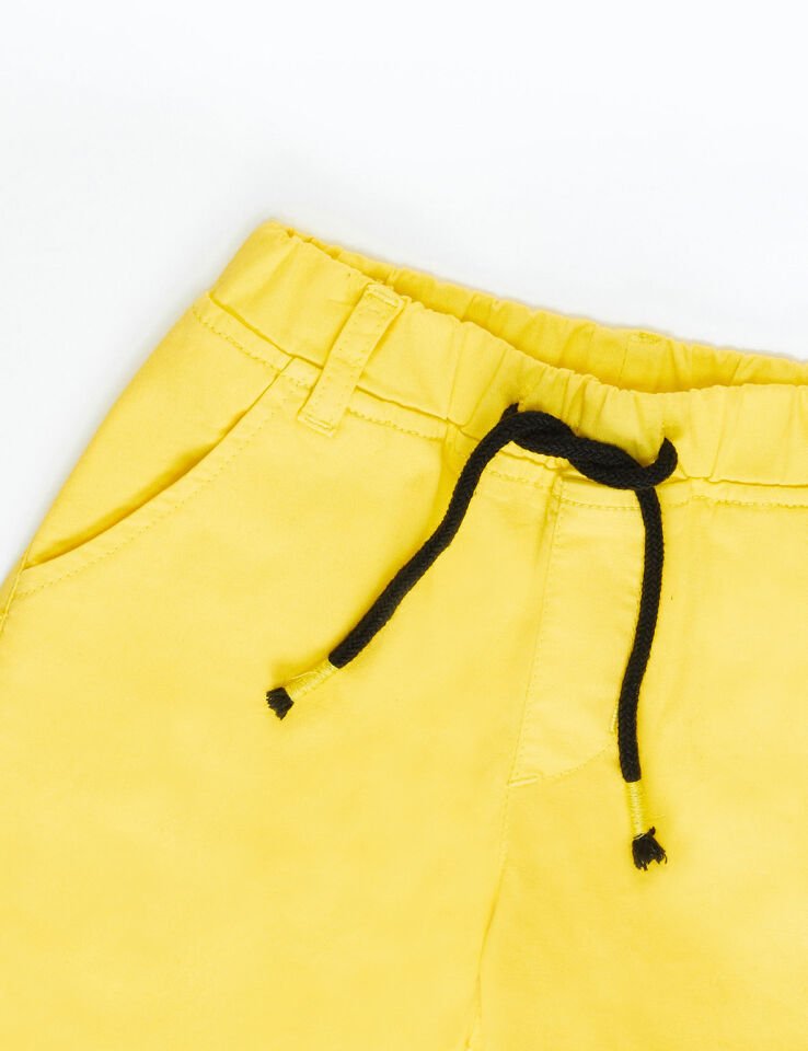 Sarı Erkek Çocuk Gabardin Şort