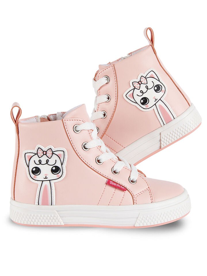 Kedicik Pembe Kız Çocuk Sneakers Spor Ayakkabı 29 N - Pembe