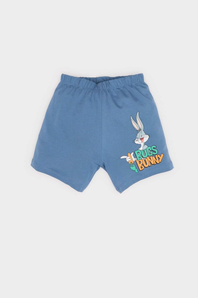 Erkek Bebek Looney Tunes 2'li Takım Kısa Kollu Tişört Şort