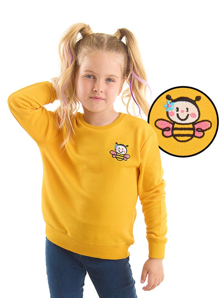 Arı Kız Çocuk Sarı Sweatshirt 5 Y - Sarı