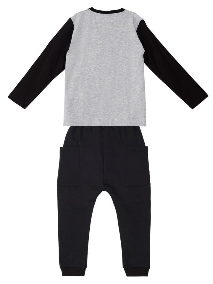 Çizgili Korsan Erkek Çocuk T-shirt Pantolon Takım