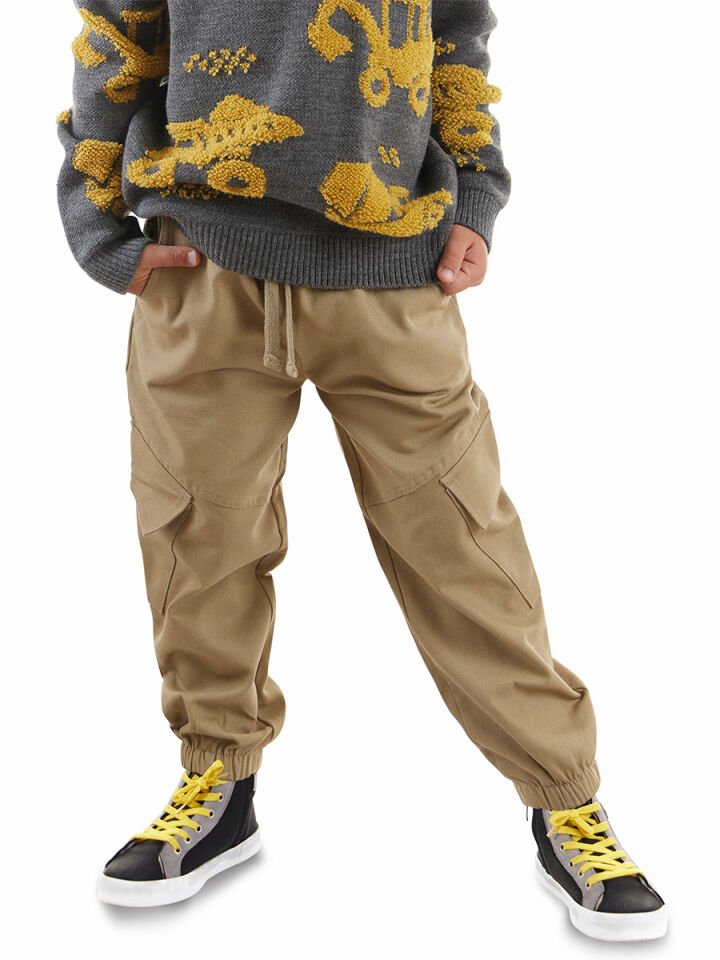 Kanvas Erkek Çocuk Bej Pantolon 8 Y - Bej