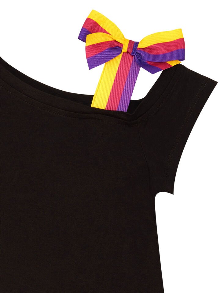 Unicorn Rock Kız Çocuk Siyah Elbise 6 Y - Siyah