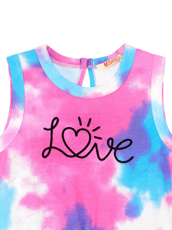 Love Batik Kız Çocuk Elbise 6 Y - Pembe