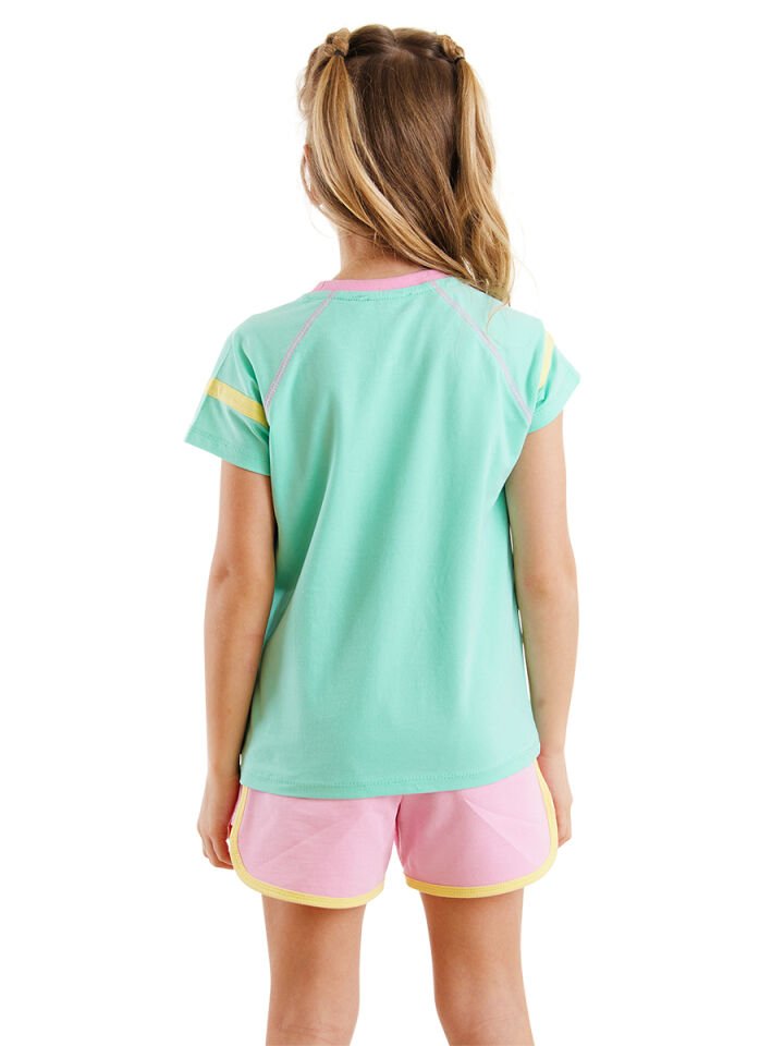 Kalpler Kız Çocuk T-shirt Şort Takım 8 Y - Pembe